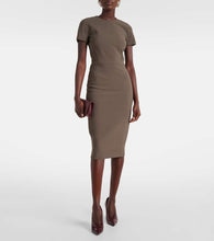 Victoria Beckham crêpe midi dress