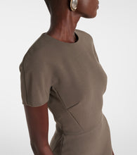 Victoria Beckham crêpe midi dress