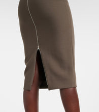 Victoria Beckham crêpe midi dress