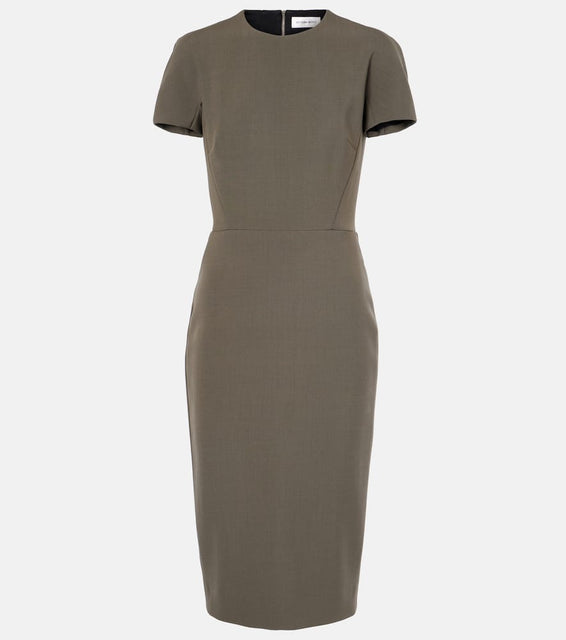Victoria Beckham crêpe midi dress