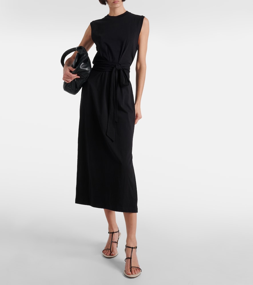 Vince Cotton jersey midi dress