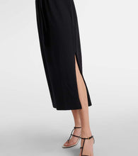 Vince Cotton jersey midi dress