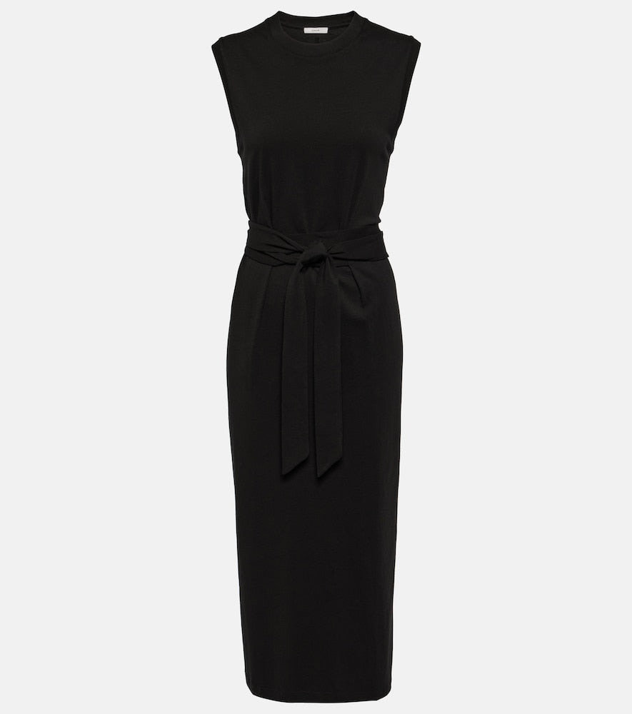 Vince Cotton jersey midi dress. Vince 棉质针织中长连衣裙