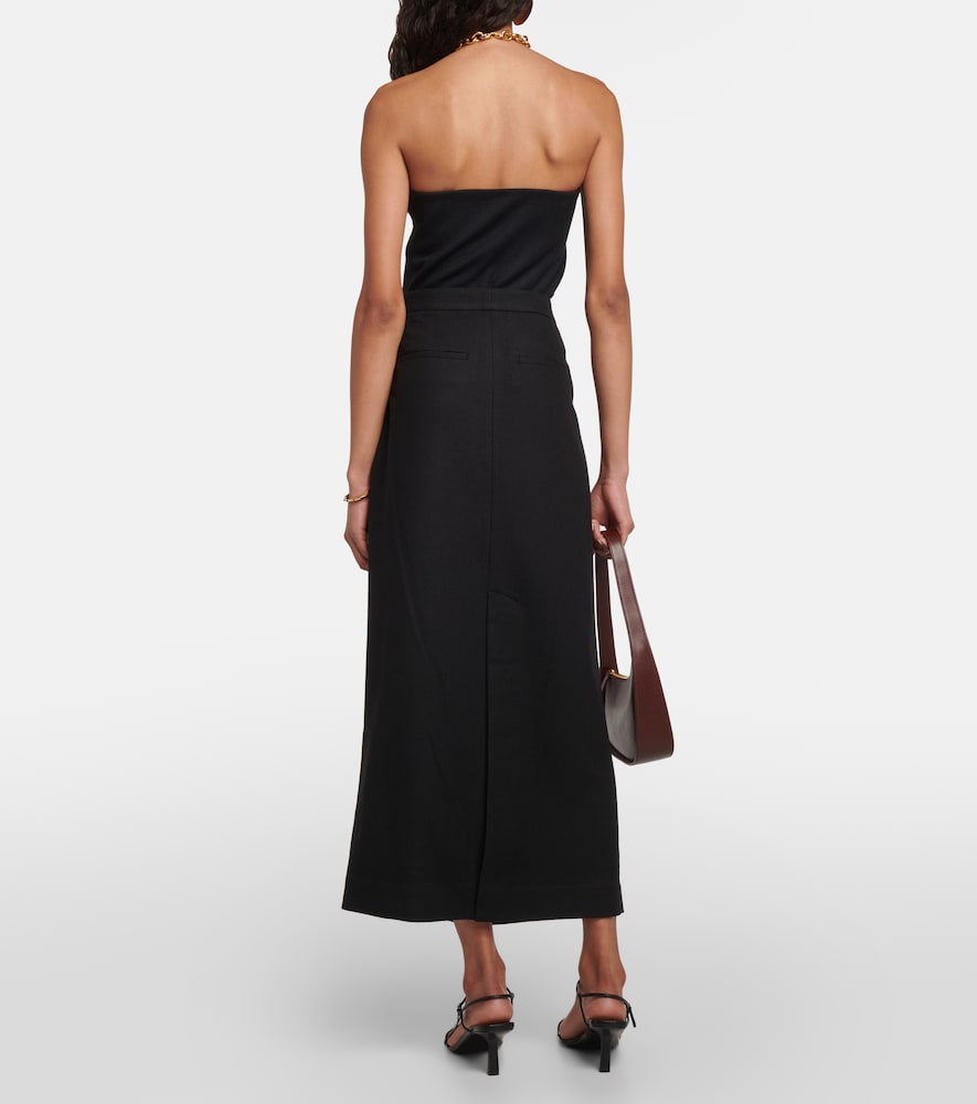 Vince Flannel maxi skirt