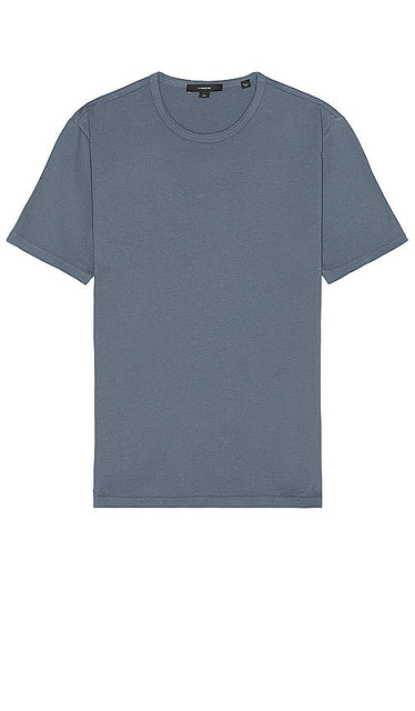 Vince Garment Dye Jersey Tee in Blue - Vince Garment Dye Jersey T-shirt en bleu - 蓝色 Vince 成衣染色平纹针织 T 恤 - Vince Garment Dye Jersey-T-Shirt in Blau - Vince Garment Dye 저지 티셔츠 블루 색상 - T-shirt in jersey Vince Garment Dye in blu