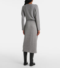 Vince Jersey midi skirt