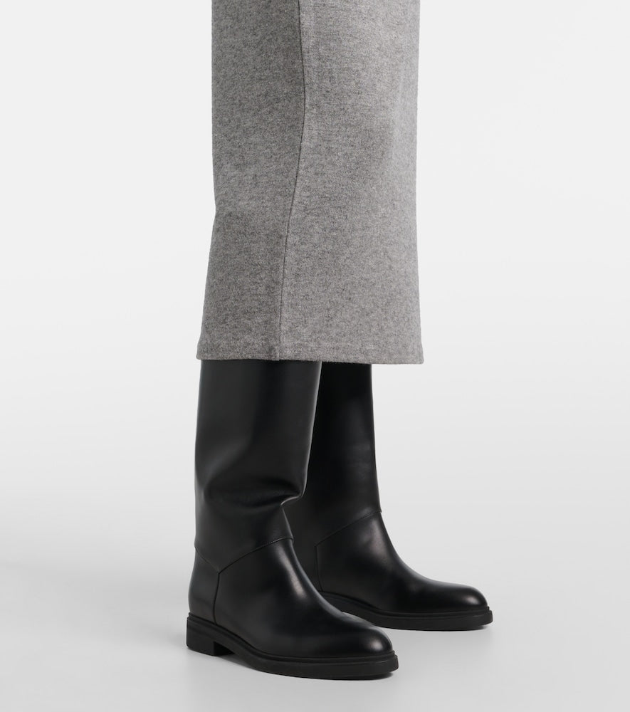 Vince Jersey midi skirt