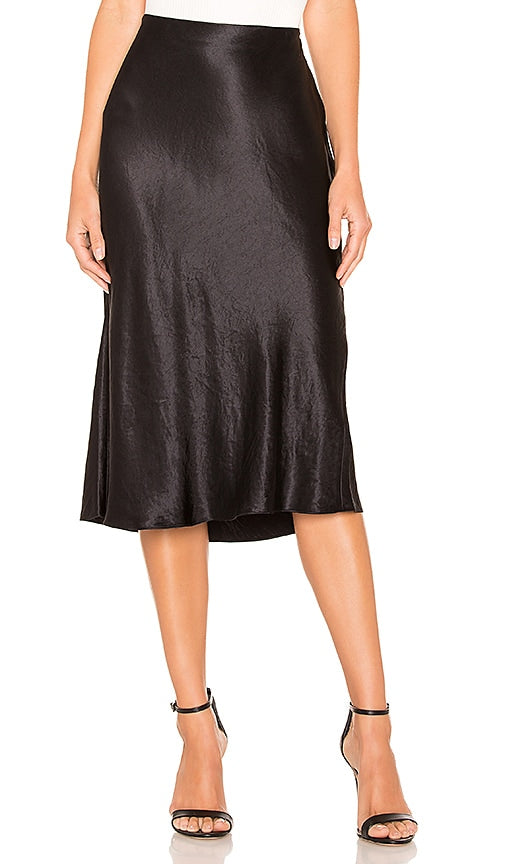 Vince Slip Skirt in Black - Jupe à enfiler Vince en noir - Vince 黑色吊带裙 - Vince Slip-Rock in Schwarz - Vince 슬립 스커트 - Gonna slip Vince in nero