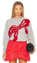 Vivetta Cashmere Blend Sweater With Bow in Grey - Pull en cachemire mélangé Vivetta avec nœud en gris - Vivetta 灰色蝴蝶结羊绒混纺毛衣 - Vivetta-Pullover aus Kaschmirmischung mit Schleife in Grau - Vivetta 캐시미어 블렌드 보우 스웨터 그레이 색상 - Maglione Vivetta in misto cashmere con fiocco in grigio