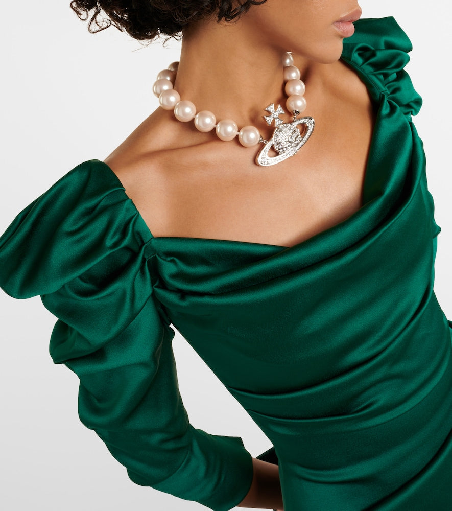 Vivienne Westwood Astral draped satin gown