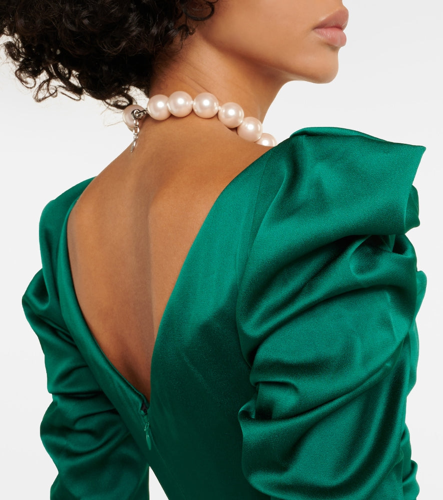 Vivienne Westwood Astral draped satin gown