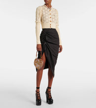 Vivienne Westwood Bella Heart Frame velvet tote bag