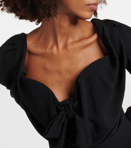 Vivienne Westwood Bow-detail draped minidress