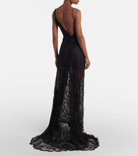 Vivienne Westwood Bridal Lace Minerva semi-sheer open-back gown