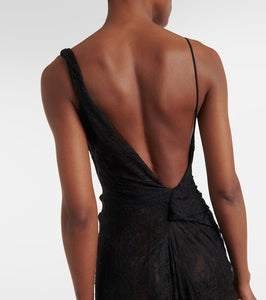 Vivienne Westwood Bridal Lace Minerva semi-sheer open-back gown