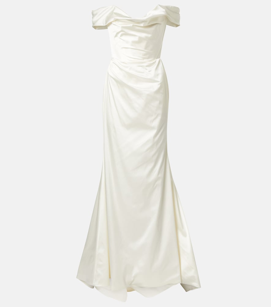 Vivienne Westwood Bridal Nova Cora satin gown. Vivienne Westwood Bridal Nova Cora 缎面礼服