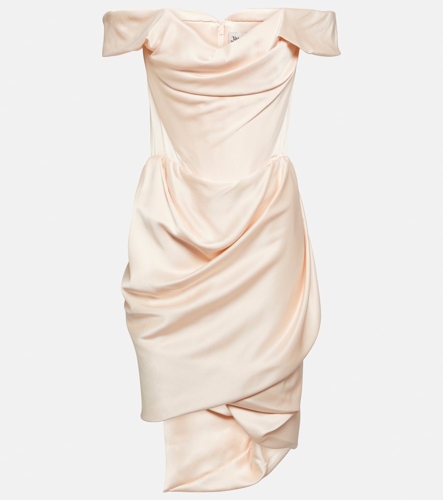 Vivienne Westwood Bridal Nova Cora  satin minidress. Vivienne Westwood Bridal Nova Cora 缎面迷你连衣裙