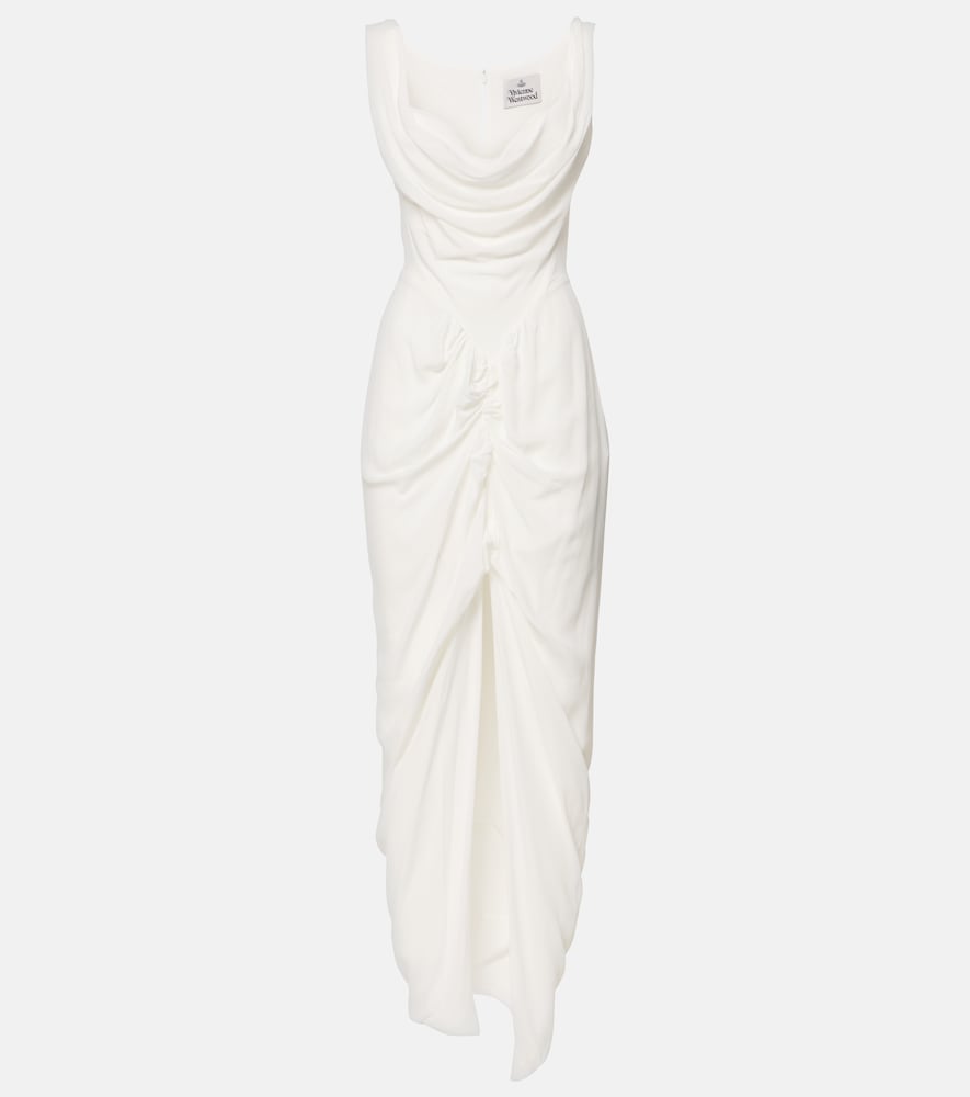 Vivienne Westwood Bridal Panther gathered corset dress. Vivienne Westwood Bridal Panther 褶皱紧身连衣裙