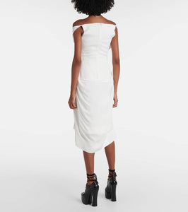 Vivienne Westwood Bridal bow-detail midi dress
