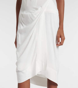 Vivienne Westwood Bridal bow-detail midi dress