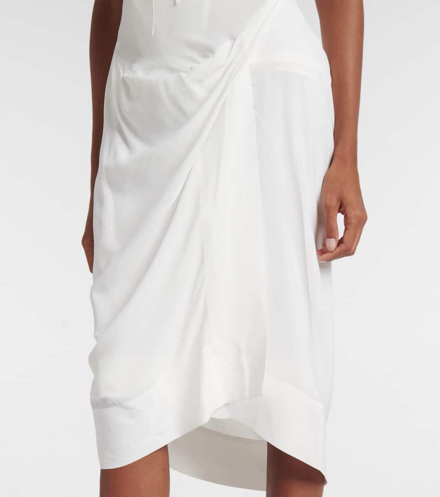 Vivienne Westwood Bridal bow-detail midi dress