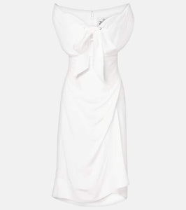 Vivienne Westwood Bridal bow-detail midi dress