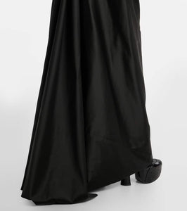 Vivienne Westwood Camille draped cr√É¬™pe satin bustier gown