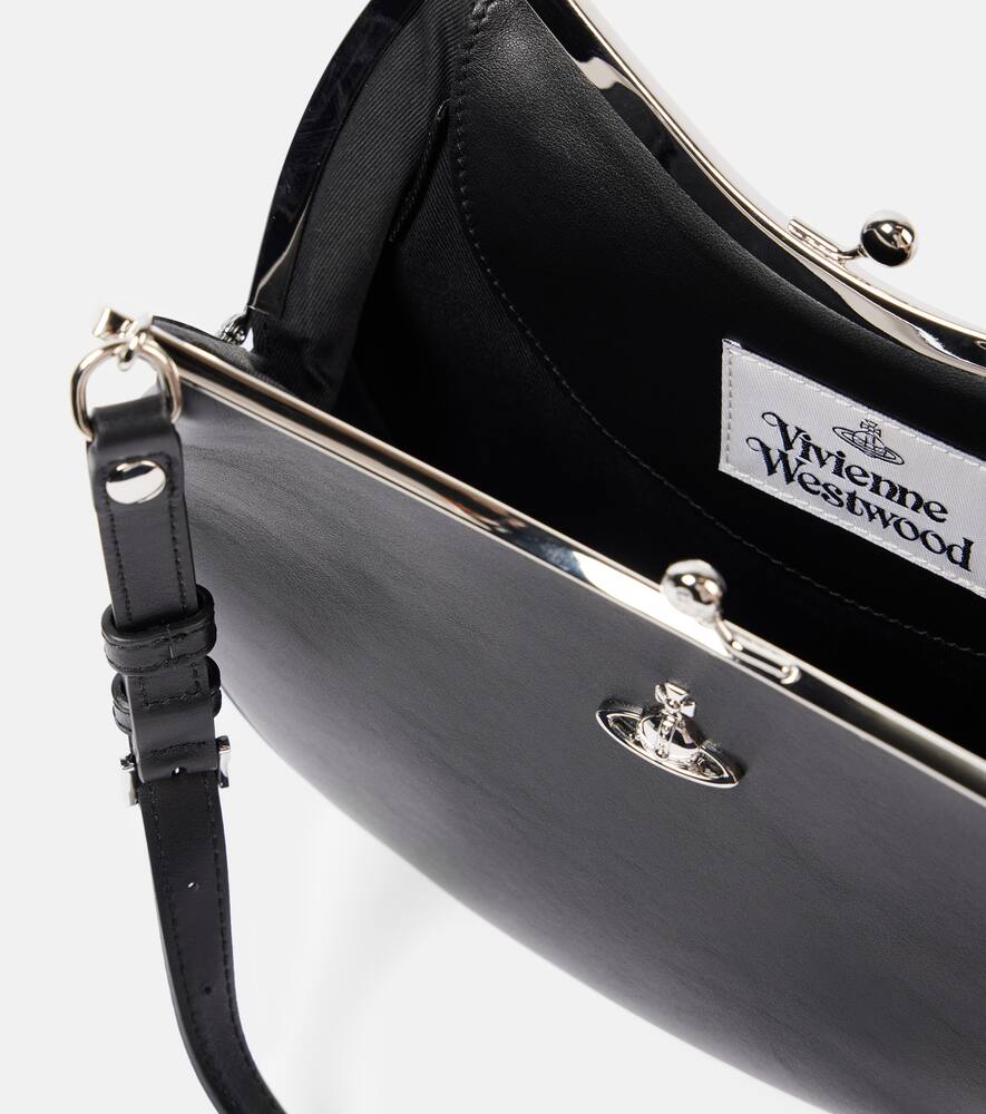 Vivienne Westwood Charm Frame Small leather shoulder bag
