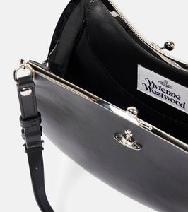Vivienne Westwood Charm Frame Small leather shoulder bag