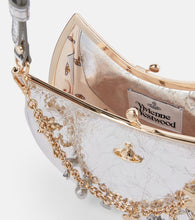 Vivienne Westwood Charm Frame metallic leather shoulder bag