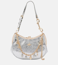Vivienne Westwood Charm Frame metallic leather shoulder bag. Shop Vivienne Westwood Shoulder Bags for women now.