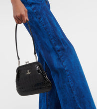 Vivienne Westwood Croc-effect leather tote bag