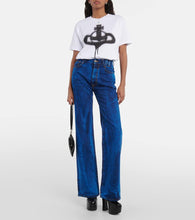 Vivienne Westwood Croc-effect leather tote bag