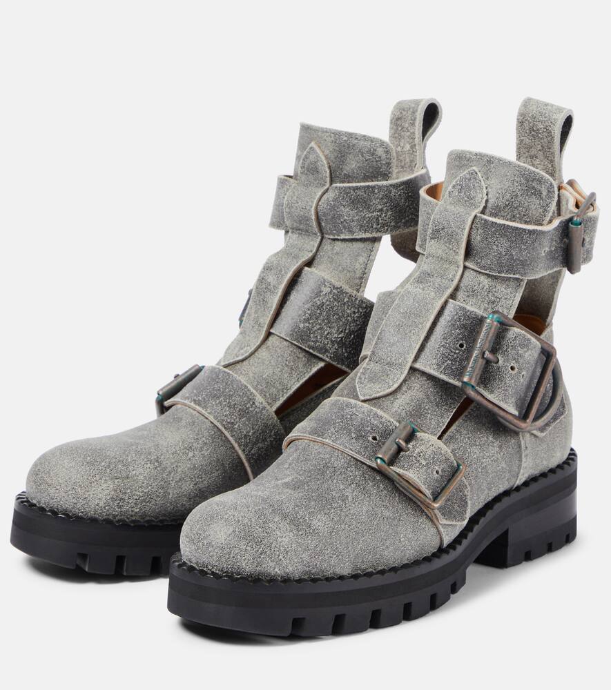 Vivienne Westwood Cut-out leather ankle boots