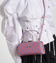 Vivienne Westwood Doll XL tartan tote bag