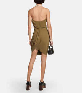 Vivienne Westwood Draped strapless minidress