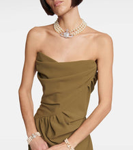 Vivienne Westwood Draped strapless minidress