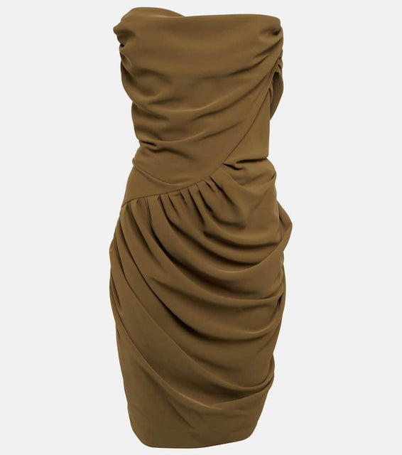 Vivienne Westwood Draped strapless minidress