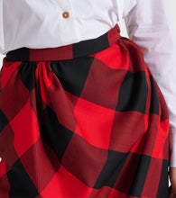 Vivienne Westwood Drunken Drape virgin wool midi skirt