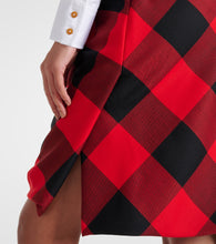 Vivienne Westwood Drunken Drape virgin wool midi skirt