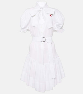 Vivienne Westwood Football Heart cotton shirt dress