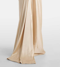Vivienne Westwood Galaxy draped cr√É¬™pe satin bustier gown