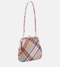 Vivienne Westwood Granny Small tartan leather clutch