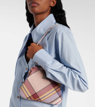 Vivienne Westwood Granny Small tartan leather clutch