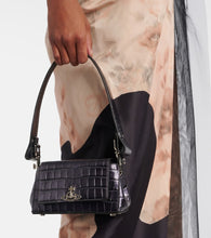 Vivienne Westwood Hazel Small croc-effect leather shoulder bag