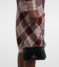 Vivienne Westwood Hazel Small croc-effect leather shoulder bag