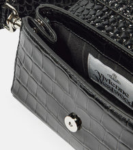 Vivienne Westwood Hazel Small croc-effect leather shoulder bag