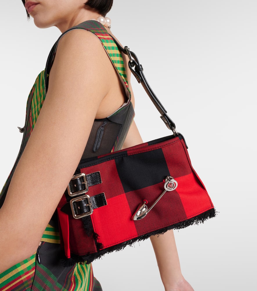 Vivienne Westwood Heather Small tartan shoulder bag