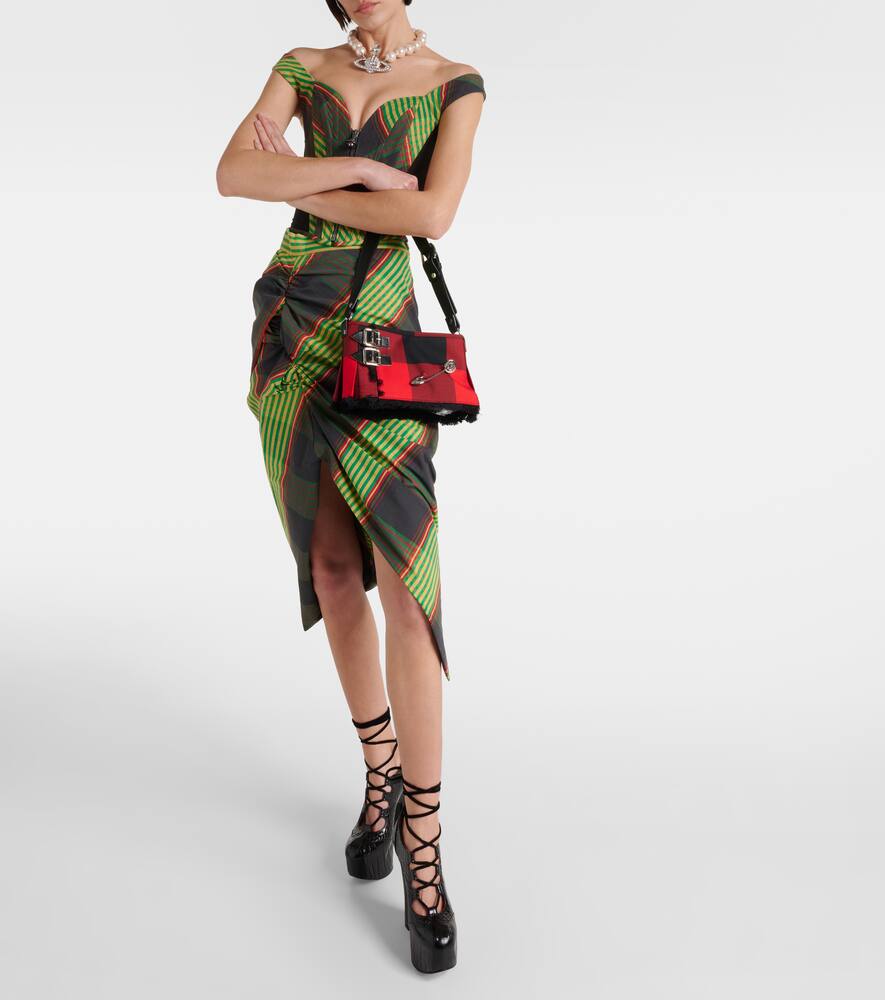 Vivienne Westwood Heather Small tartan shoulder bag