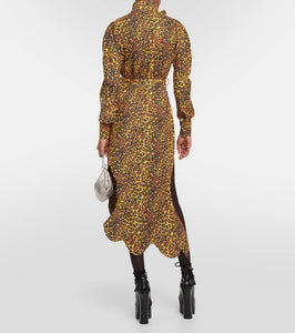 Vivienne Westwood Leopard-print cotton maxi dress